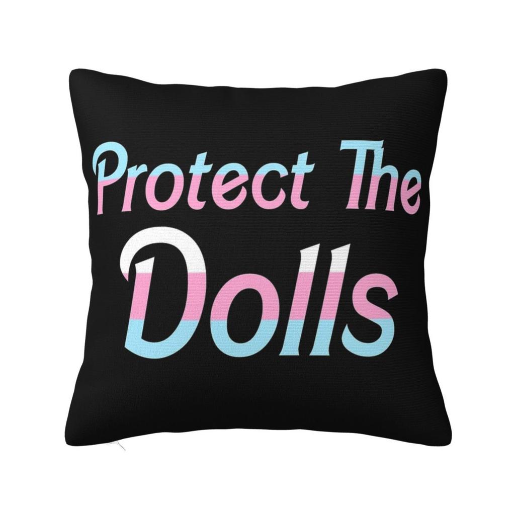 Protect The Dolls Pillow Case Cushion Cover Custom Decor Pillowcover for Sofa 4040cm