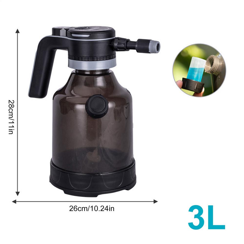 3L Electric Plant Spray Bottle Cordless Adjustable Nozzles Sprayer Automatic Watering Fogger Watering Machine Plants Garden Tool
