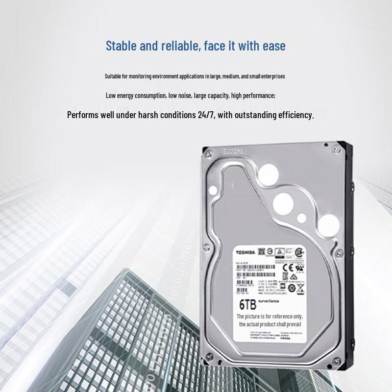 Toshiba 6TB SATA 5400RPM Surveillance Hard Drive