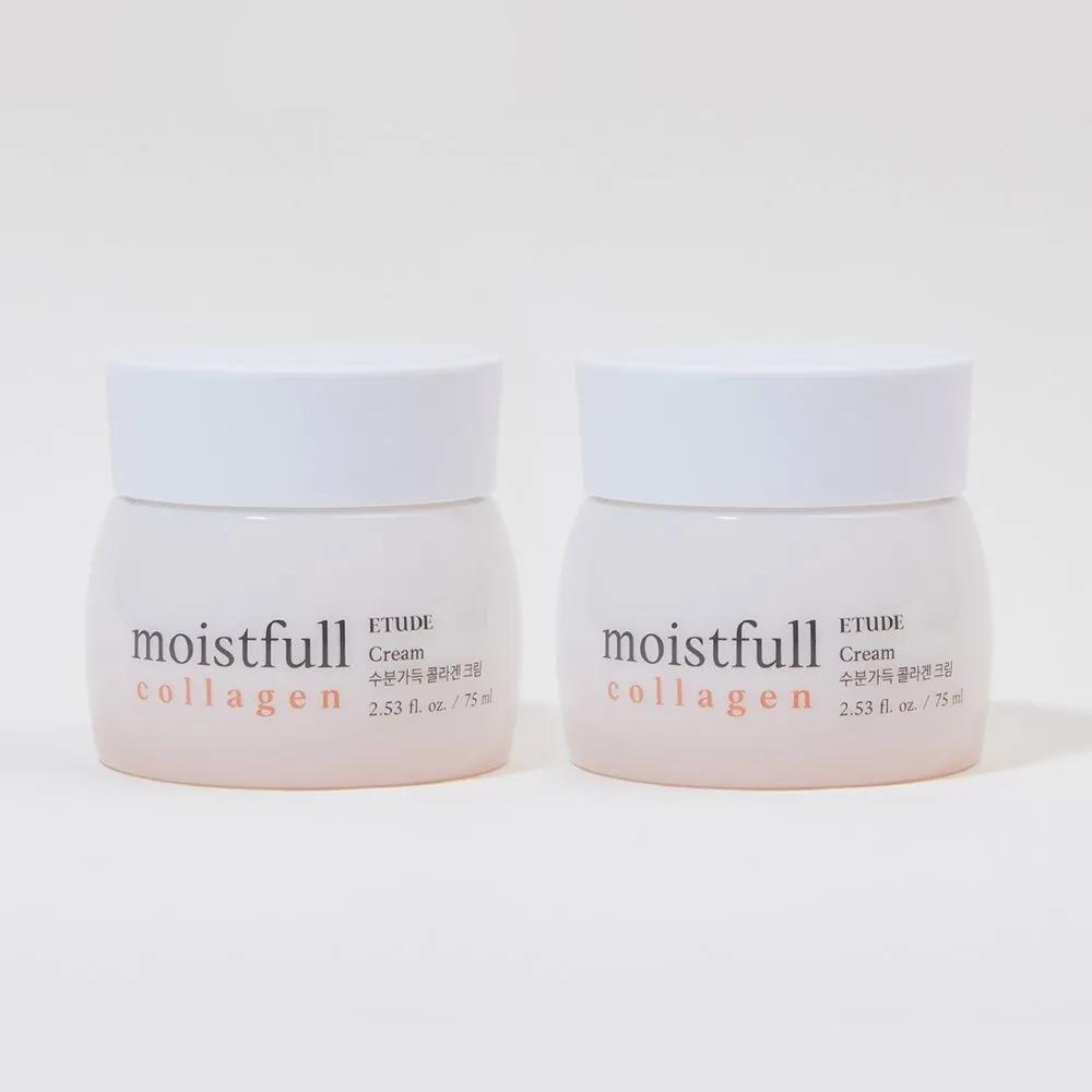 Moisture-Rich Collagen Cream 75ml x 2 / Plump and Hydrating Moisturizing Cream