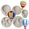 5pcs DIY Silica Gel Mould Ballon Shape for Handmade Soap Chocolate Fondant Cake Mould