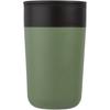 Glass "Nordia" 400 ml recycled double-wall mug Heather green