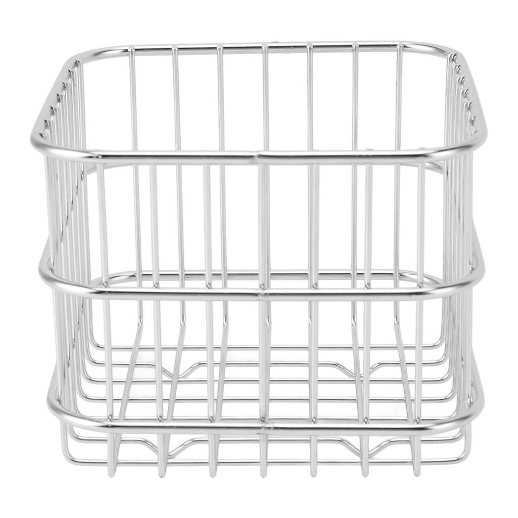 Fruit Basket 304 Stainless Steel Storage Basket Kitchen Counter Fruit Vegetable Organizer Drainer