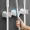 Adhesive Wall-Mounted Broom & Mop Holder