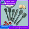 Large & Small Silicone Spatula Set - 6-Piece High-Temperature Pastry & Baking Tools