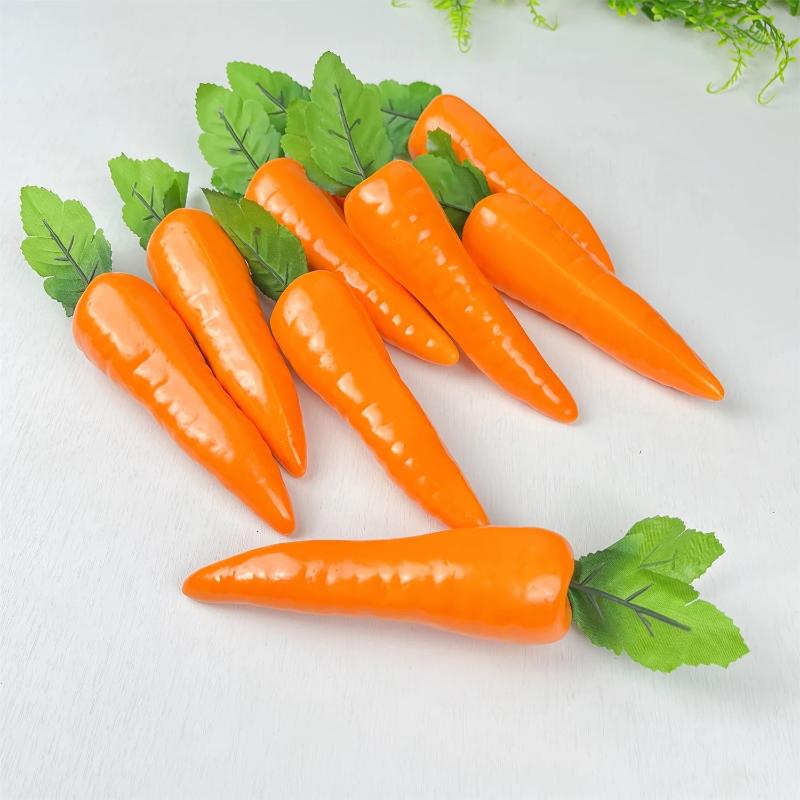 5/10Pcs Artificial Carrot Foam Vegetable Photo Prop Food Toy Mini Toys Decorations Party Favor Fake Vegetables