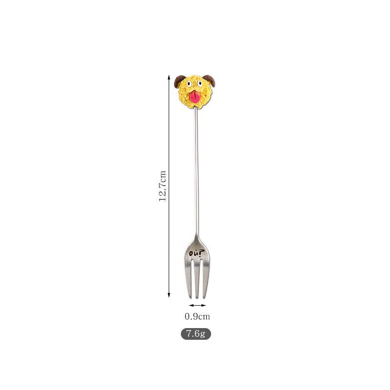Cartoon Animal Stainless Steel Dessert Forks Set
