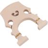 Double Bass Bridge, Adjustable Brass Screw, Maple Wood, Enhance Performance (1/4)