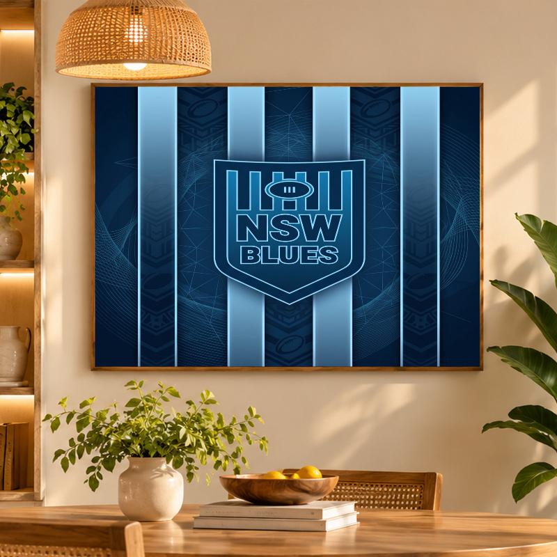 5D Diamond Painting NSW Blues DIY Full Drill Diamond Art Kit Home Decoration