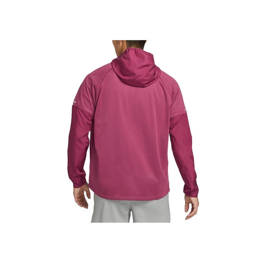 Nike Logo Knit Sports Jacket Men Outerwear Red DH6682-653