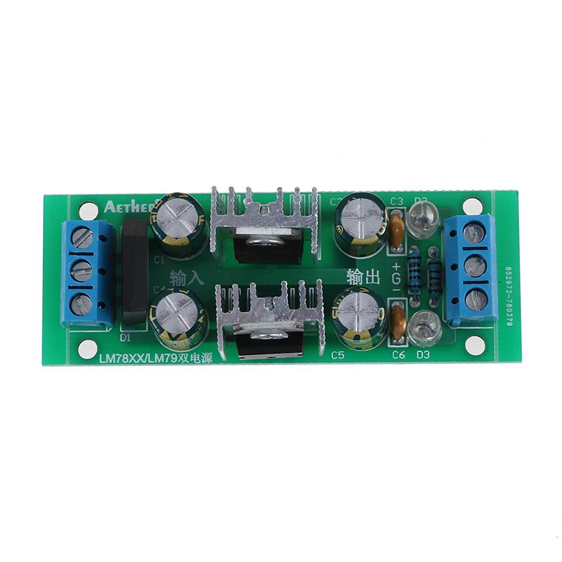 Lm7812 + Lm7912 ±12V Dual Voltage Regulator Rectifier Bridge Power Supply Module