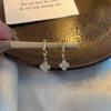 Women's Luxury Textured Metal Hoop Earrings - Versatile Niche Design