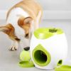 Dog Ball Launcher with Automatic Treat Dispenser Interactive Dog Ball Thrower Machine Fun Pet Training Toys for Indoor Outdoor