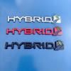 HWKE6 3D Metal HYBRID Car Sticker Emblem Badge for Hybrid Logo Toyota Prius Camry Crown Auris Rav4s Ford S-MAX Fusion Explorer Limited