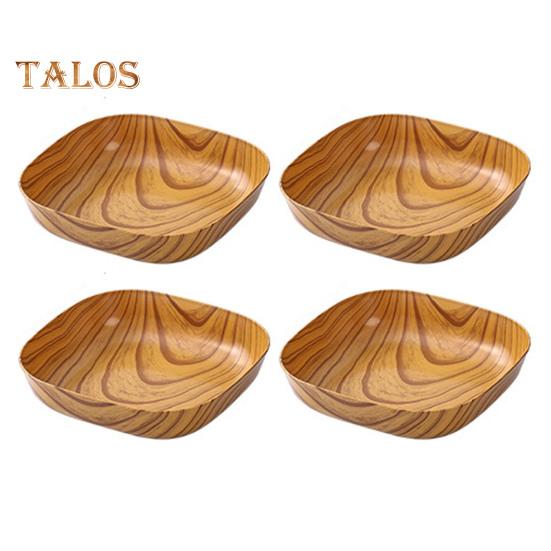 4/8Pcs Spit Bone Dish Large Capacity Storage Rounded Edges Reliable Cake Fruit Dessert Tableware Tray Restaurant Accessories