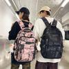 Trendy Brand Schoolbag Male Japanese Junior High School Student High School Student Large Capacity Campus Backpack Female Ins Wind Graffiti Backpack