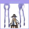 Peruca Deslumbrante Roxy Migurdia de Mushoku Tensei Com Lindo Cabelo Longo Roxo Sintético Para Cosplay