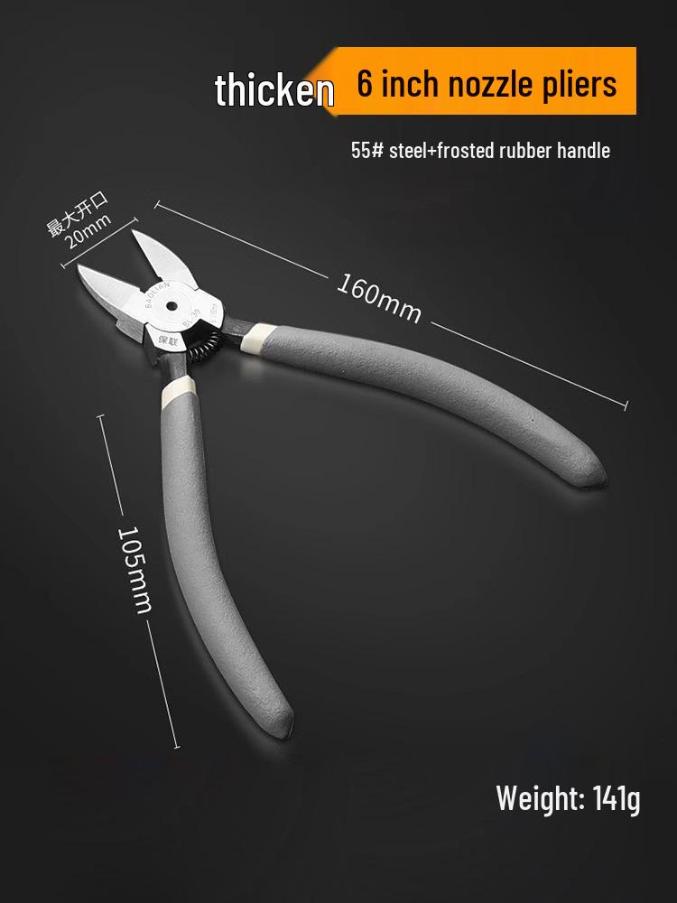 Diagonal Cutting Pliers for Sprue and Gundam Models, Industrial Grade Electrician's Nippers