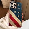USA & UK Flaggen Hülle für iPhone 17Air 16 15 14 13 12 11 Pro Max X XS XR Plus Bunte Silberne Handyhülle