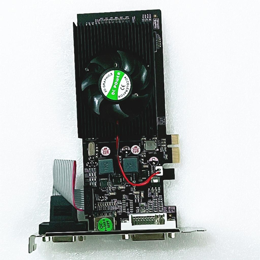 1x New GT210 PCIEX1 1GB Support PCIEX4/X8/X16 Graphics Slot Video Graphics Card