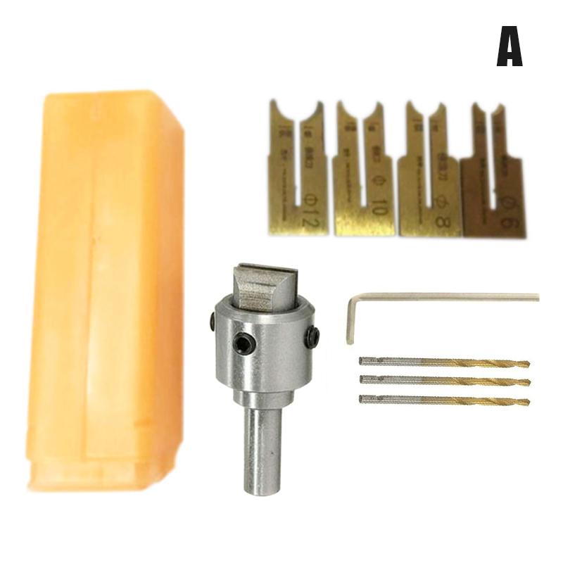 Wooden Beads Making Machine Kit Beads C-shaped Drill Bit Milling Cutter DIY Hand Crafts Bead Maker Planer Woodworking Tool