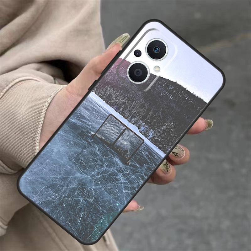 Play Ice Hockey Case For OPPO Reno 7 8 Lite 10 11 12 13 14 Pro 8T 12F 13F 14F OPPO Find X8 X6 X9 Pro Cover