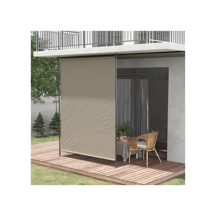Store latéral - MUVOE - 200 x 215–305 cm - Rétractable - Cadre aluminium anti-rouille - Protection UV40+