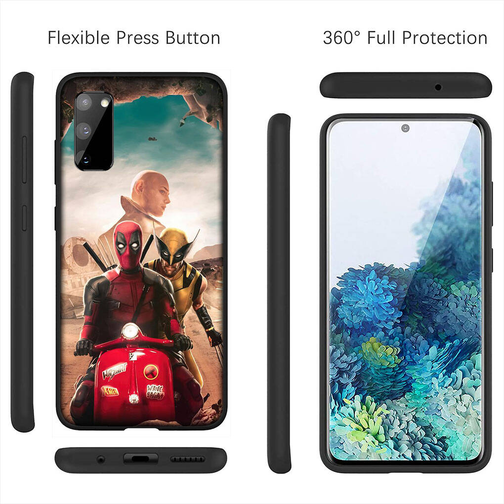Hülle für iPhone 17 16 15 Xiaomi Poco Redmi Note 14 13 12 11 Pro Max 9 16e Samsung Galaxy S25 S24 S23 OPPO Huawei Deadpool Wolverine Handyhülle