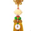 Car Pendant Mirror Pendant,Lotus Shape,Gift Decorative Resin Tassel Hanging Decoration Cars