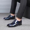 Duże Rozmiary Męskie Skórzane Buty Biznesowe Casualowe Buty Eleganckie Sznurowane Buty Oxfordy Buty Ślubne dla Mężczyzn Designerskie Buty Brogsy
