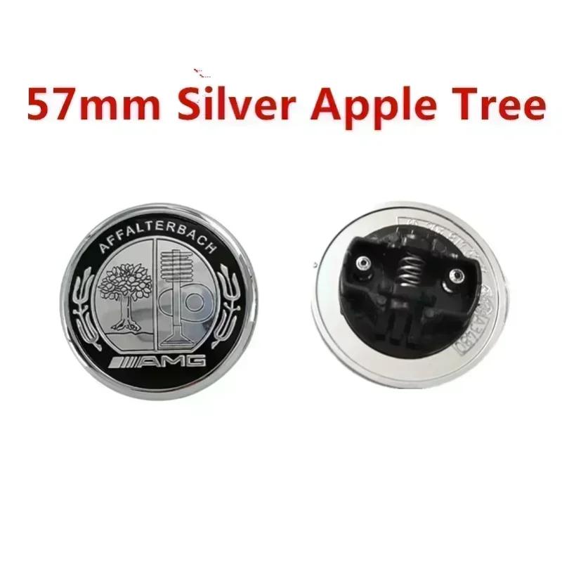 

1pcs/Lot 57mm ABS PVC Car Front Hood Emblem Badge Bonnet Car Accessories For Benz W204 W205 W212 W213 W221 W177 W246 GLA GLC CLA