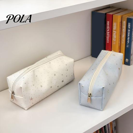 Stars Pencil Case Glitter Star Case, Oxford Cloth Small Pouch Aesthetic for Students with Zipper, Stationary Makeup Cosmetic Bag Girls Boys Minimalist