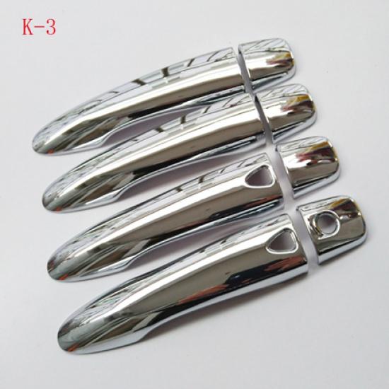 For NISSAN QASHQAI J11 2014 2015 2016 2017 2018  Chrome Door Handle Cover Accessories Plastic Imitation Carbon
