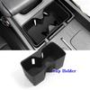 For Hyundai Santa Fe 2024 2025 Black Armrest Storage Box Cup Holder Anti Dirt Pad Organizer Tidying Car Interior Accessories