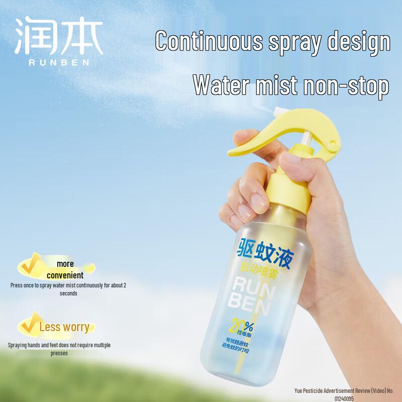 Runben 20% Icaridin Mosquito Repellent Spray