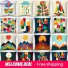 Creative Geometric Colorful Pattern Pillowcase Interior Decoration Office Living Room Home Pillowcase