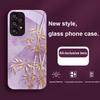 Golden Bamboo Black For Samsung Galaxy S23 U Ltra 24 Plus S20 21 FE S25 Ultra A70 A72 73 51 52 53 Tempered Glass Phone Case
