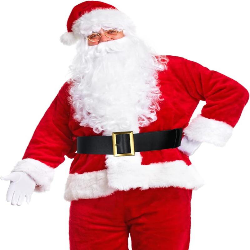 European and American Santa Claus Christmas Wide Waist Belt for Men