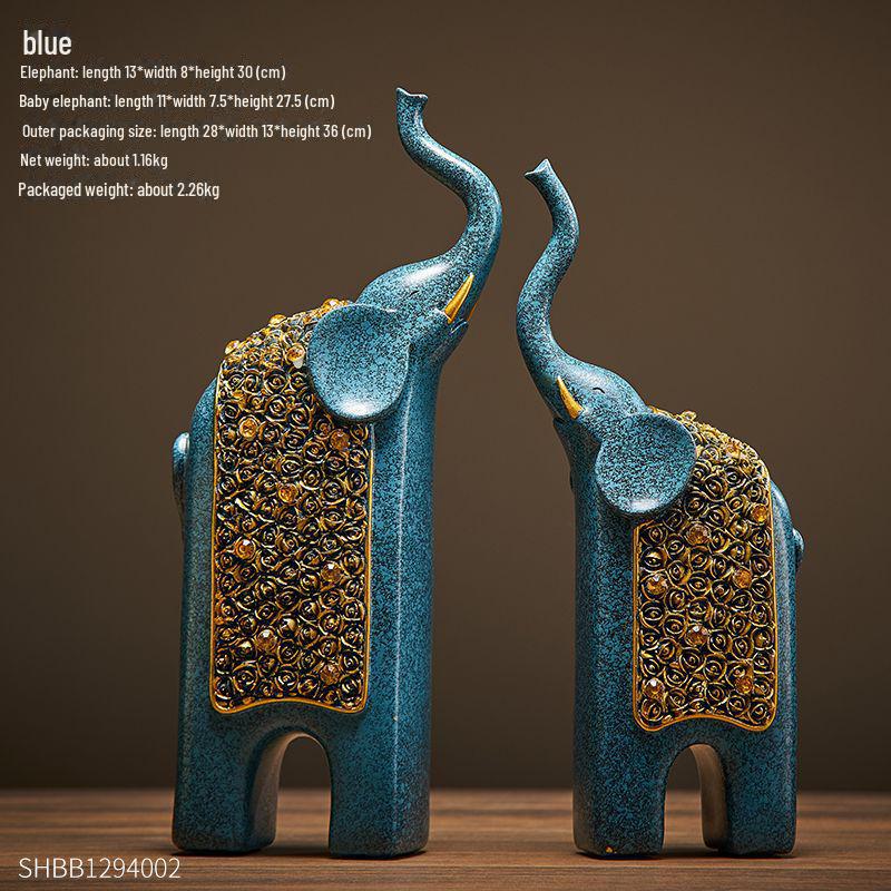 

Ретро китайские украшения в виде слона для матери и ребенка для дома, декора офиса - привлечение богатства и удачи, бесплатная доставка See Options Image