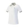 Golf Series Simple Fashion Classic Sports Casual Golf Versatile Comfortable Woven Short Sleeve Polo Shirt Women Tops Jade-White A11W615408FWT