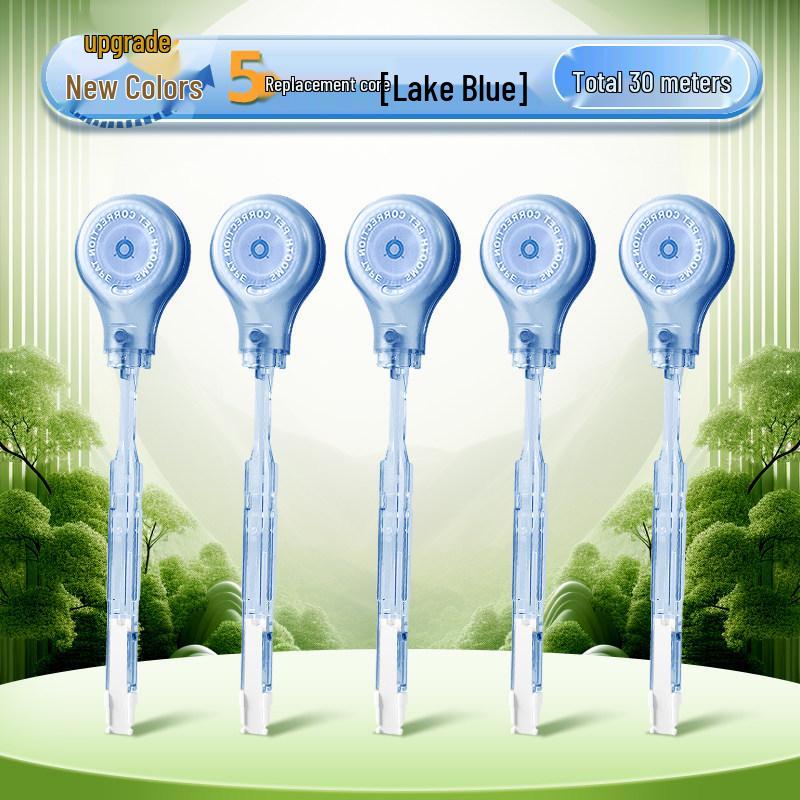 Portable Refillable Correction Tape Pen – Pen-Style, Large Capacity, Ideal for Students