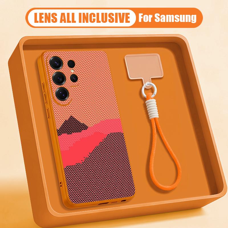 Carbon Fiber Pattern Case For Samsung S26 Ultra S25 FE S24 S24 Plus A57 A37 A17 A56 A36 A16 A55 A35 A15 A54 5G Hybrid Magnetic Matte Cover