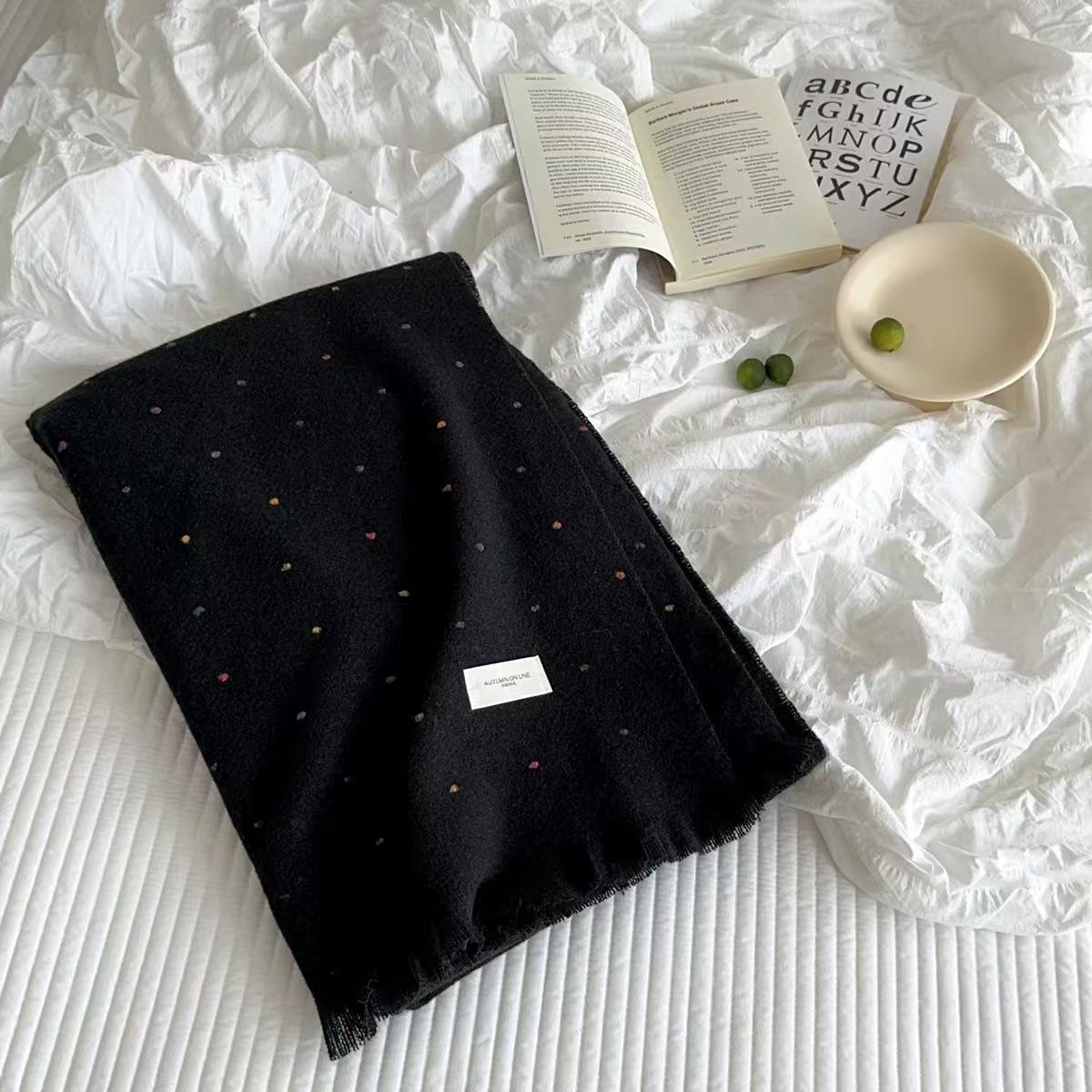 

Шарф Rainbow Candy Dot - Женская шаль и накидка из искусственного кашемира на осень/зиму 200x65 cm