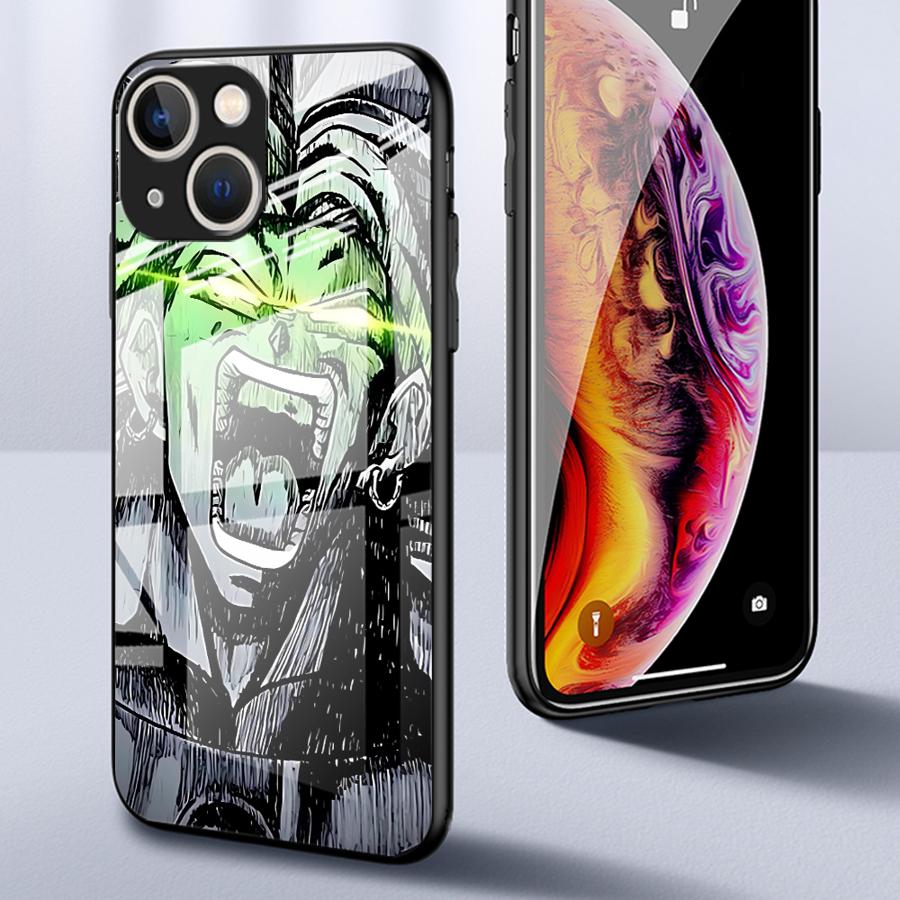 Anime D-ragonS B-allS Glass Phone Cover Case for iPhone 17 Pro Max Air XR 11 8 14 16 13 12 15 Plus