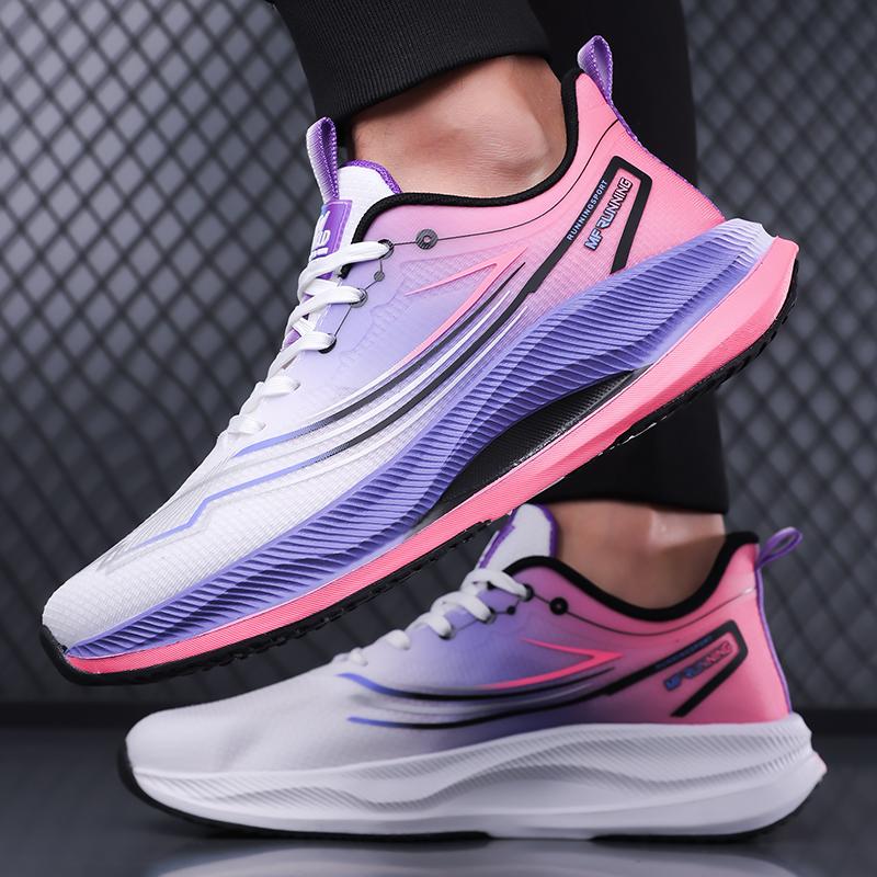 Running Shoes Carbon Board Speciality Marathon Men Athletic Breathable Lightweight Women'S Plush Comfort Athletic Nonskid Athletic Shoes