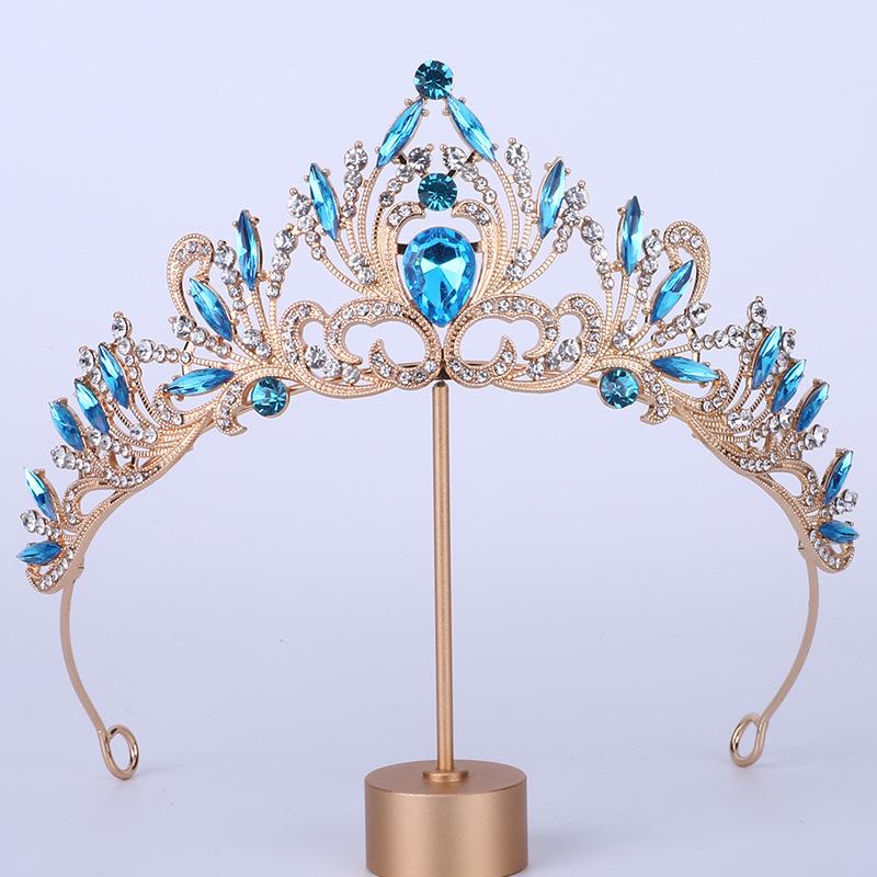 Bride Crown Headdress Birthday Wedding Hairband Jewelry Queen Wedding Alloy Hair Accessory Crown