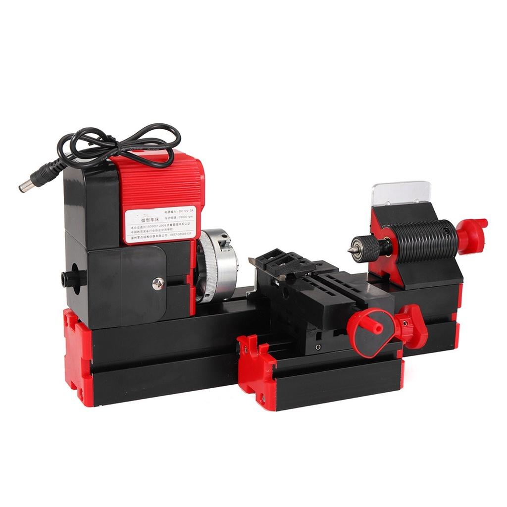 DC12V 3A 36W Bench Drill DIY Woodworking Power Tool General Woodworking Driller Mini Lathe Milling Machine Metal Wood Lathes