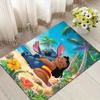 1pc Stitch Pattern Area Rug Soft Flannel Floor Mat for Living Room,Office,Bedroom and Carpet