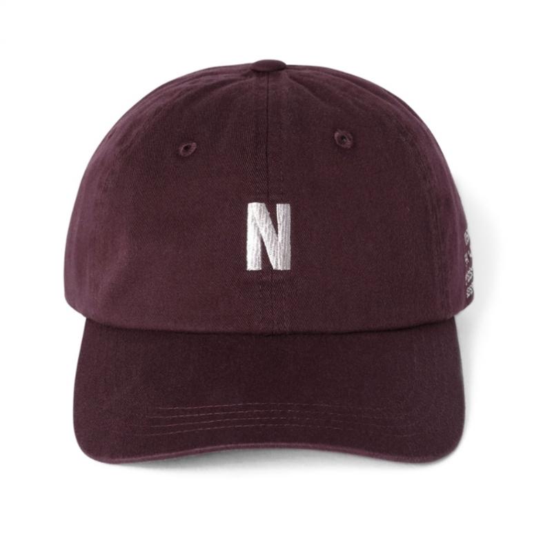 ThIs Is Never That N Logo Kappe burguNdy
