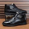Winter velvet cotton shoes fur integrated casual shoes cold resistance warm men's shoes thickened outdoor snow shoes